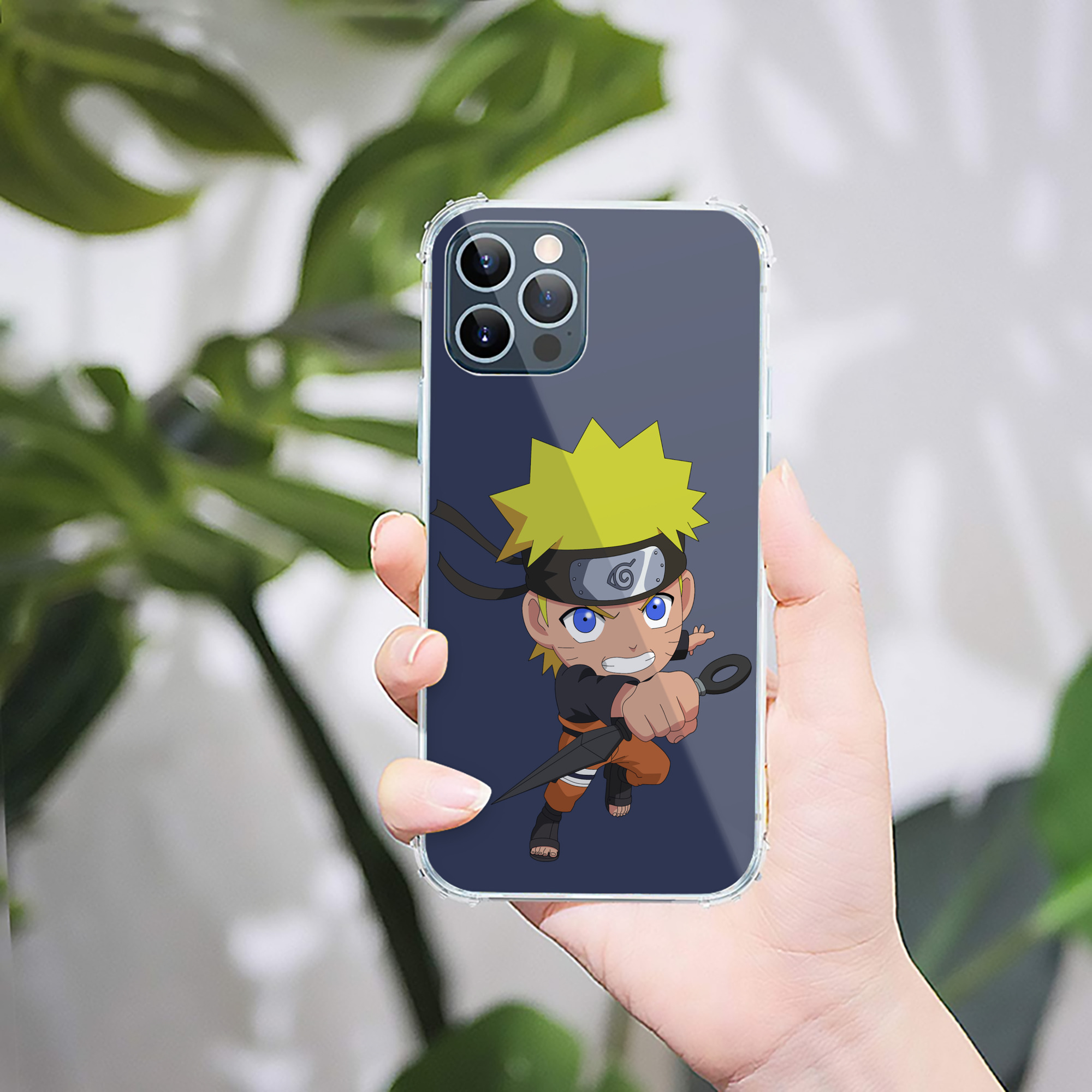 （画像用） NARUTO -ナルト- うずまき ナルト Uzumaki Naruto 【iPhone 12シリーズ対応】透明スマホケース（クリアソフトケース）